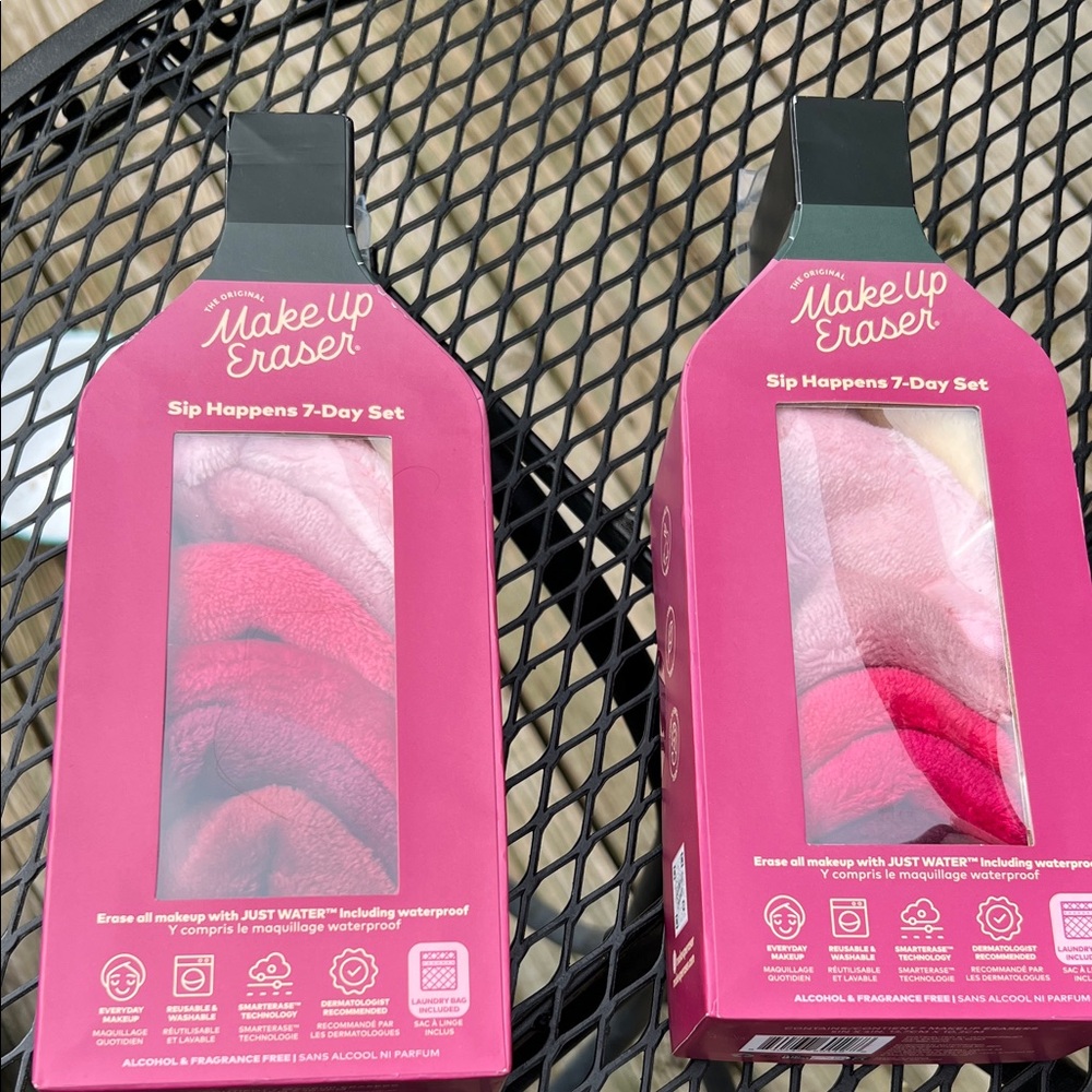 Make Up Eraser Sip Happens 7-Day Set - Pink Ombre  - 2 packs